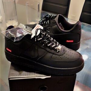 Supreme x Nike Air Force 1 Low 'Box Logo - Black'